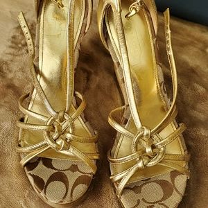 COACH PLATFORM SANDALS